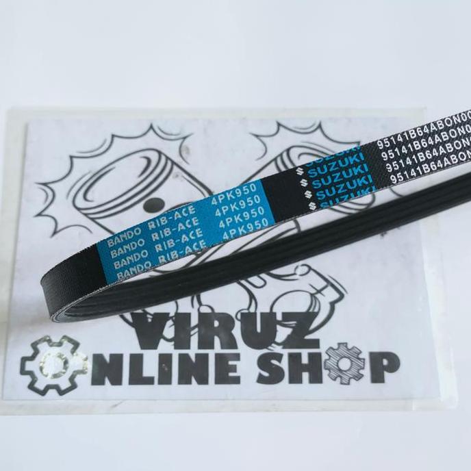 Promo FAN VAN BELT SABUK KIPAS SUZUKI 4PK-950 4PK950 4PK 950 ORIGINAL Diskon