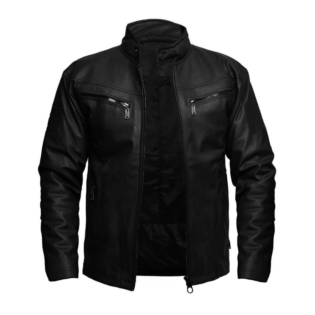 PROMO JAKET KULIT POLOS PRIA BIKERS BKR006 | JAKET TOURING | JAKET SEMI KULIT DISTRO BANKERS BANDUNG