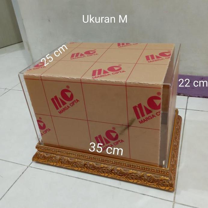 Kotak Hantaran Akrilik paket isi 3 ukuran M , L dan XL (0111) murah