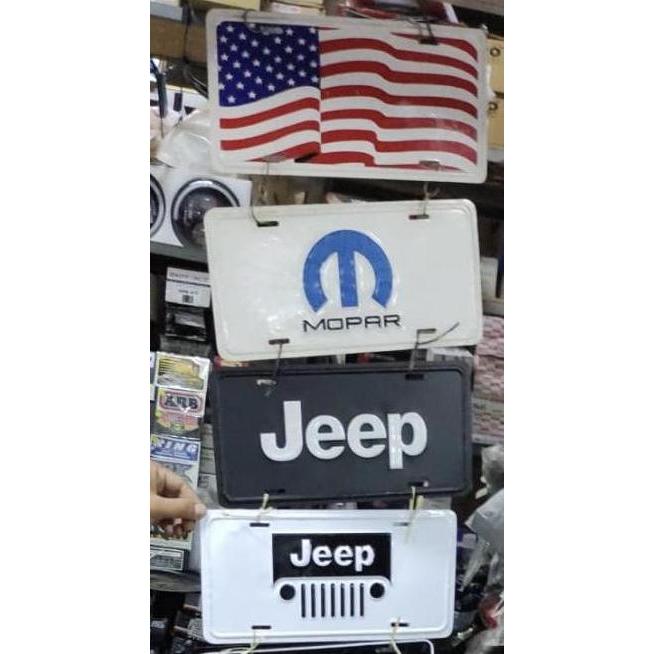 Ready Plat nomor aksesoris Jeep Wrangler