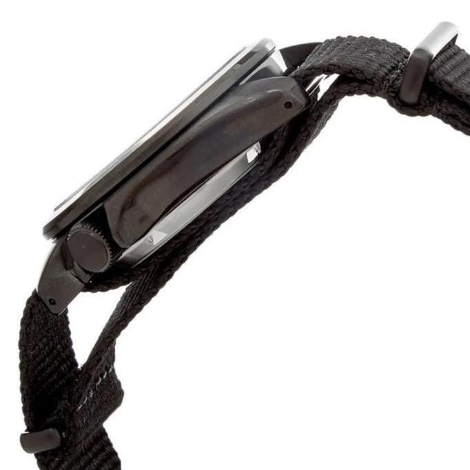 Seiko 5 SPORT Automatic Jam Tangan Pria Kanvas Hitam SRPE69K1 Original