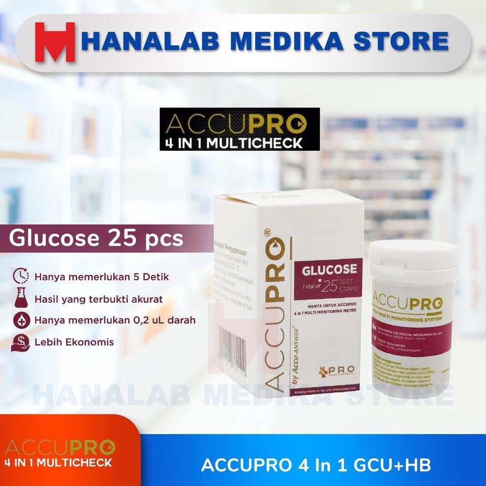 Terlaris Accupro Strip Isi Ulang  / Accupro Gula Cholesterol Asam Urat Hb / Accupro / Strip Accupro