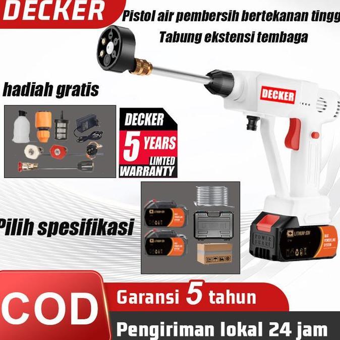 DECKER Alat Cuci Mobil Cuci Steam AC Mobil Screen Sablon Berkualitas Pompa Mesin Steam Power Spayer 