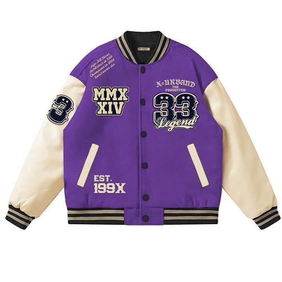 GARANSI Jaket Varsity One Layer Forgotten Pe Fleece 280