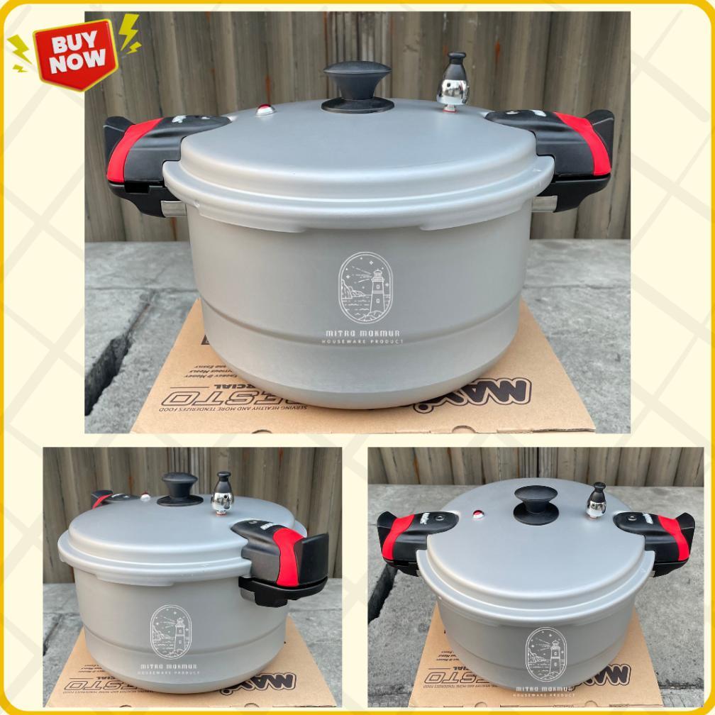New Maxim Presto 4 - 7 - 12 Liter Panci Presto Kukus Panci Serbaguna Maxim Ready
