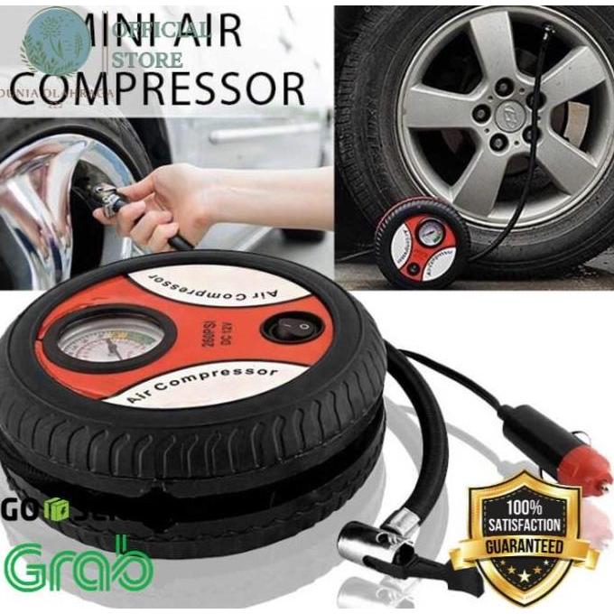 POMPA BAN MOTOR MOBIL SEPEDA / POMPA UDARA BAN MOBIL ELEKTRIK PORTABLE
