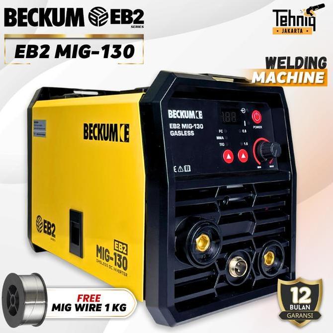 NEW Beckum EB2 MIG 130 Mesin Las Listrik / Travo Las EB2 MIG 130 Gasless / Inverter Beckum EB2 MIG-1