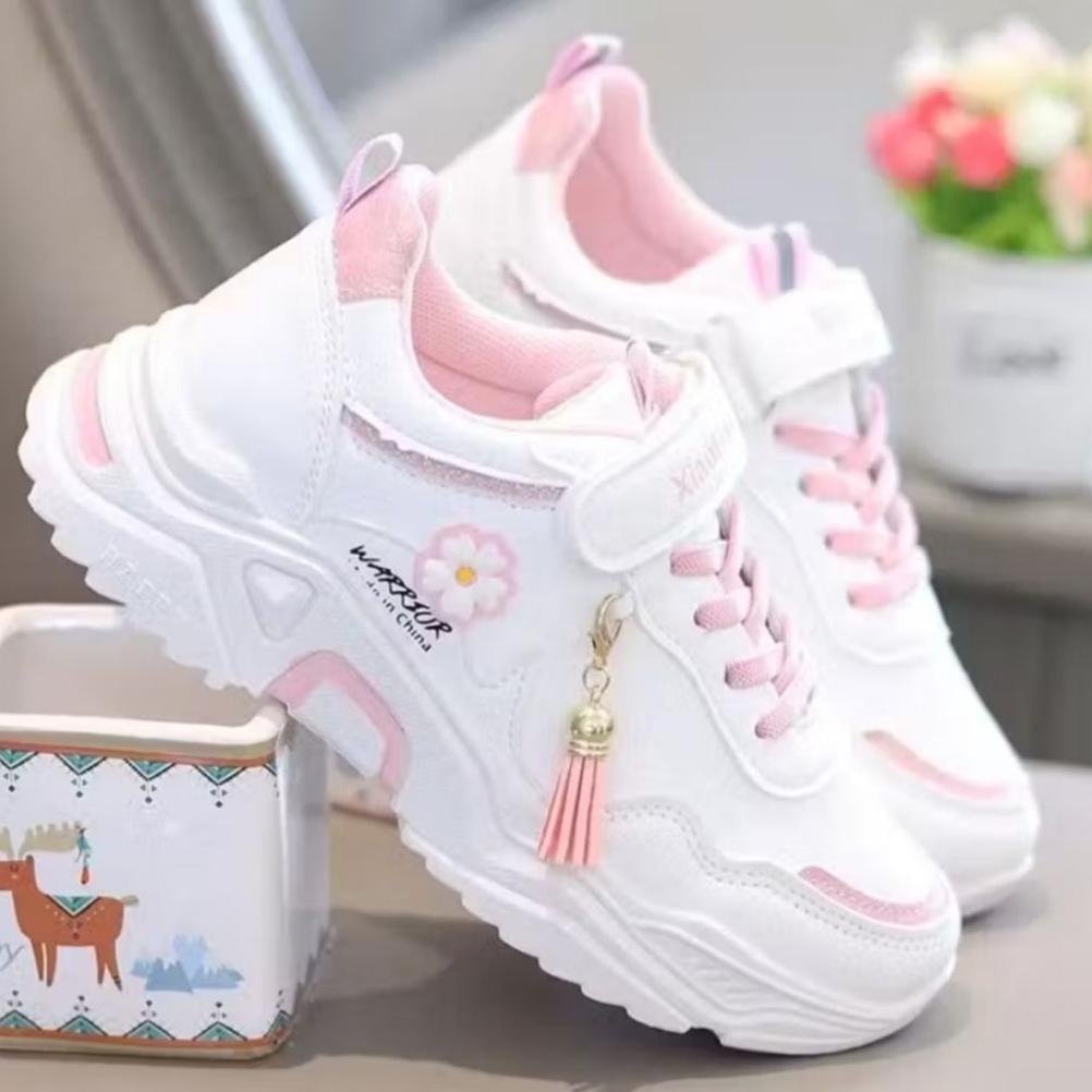 New Sepatu Anak Anak  Tk Sd Warior Perempuan