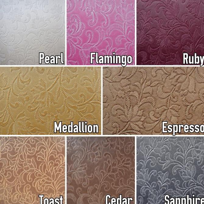 Bahan Kain Oskar Kulit Sintetis Sofa / Kursi / Jok Bunga - Linen