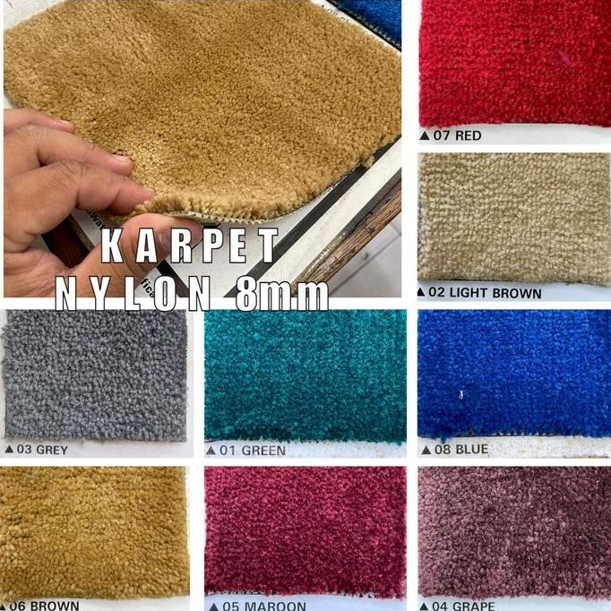 BIG SALE - KARPET KANTOR METERAN BRISTOL 8mm LEBAR 4m KARPET NYLON