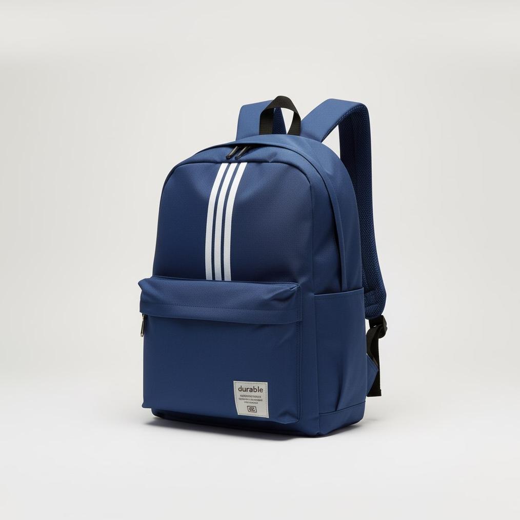 Tahan Lama Polo Felix - Tas Sekolah Ransel Pria Nilon Sd Smp Sma Garis Tiga Tas Gendong Pria Casual