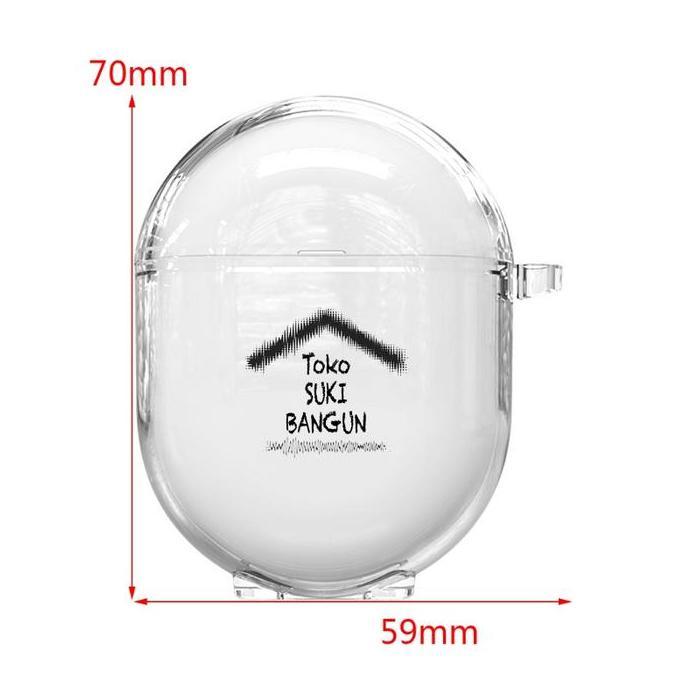 Case untuk Redmi Buds 3 Pro & Airdots 3 Pro Rubber CLEAR Transparent Cover