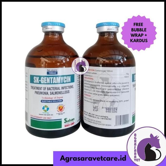 SAKAN SK GENTAMYCIN 100 ML - Obat Hewan
