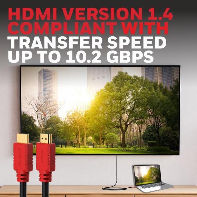 Honeywell Kabel HDMI v1.4 PC Laptop TV Projector 3D/4K, 2K Ultra HD Resolution 01/HDM/2M/BLK 02/HDM/