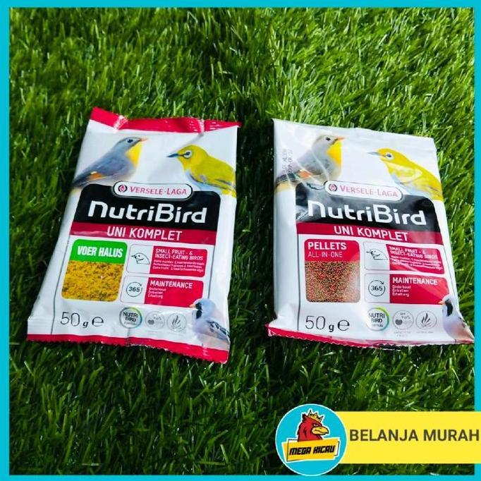 nutribird uni 50 gram pakan pleci voer uni versele laga