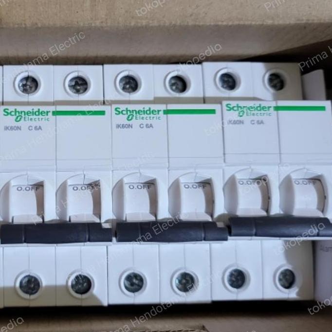 MCB Schneider iK60N 6A/2P 6A 2 Pole | MCB Schneider 2P 6A A9K27206