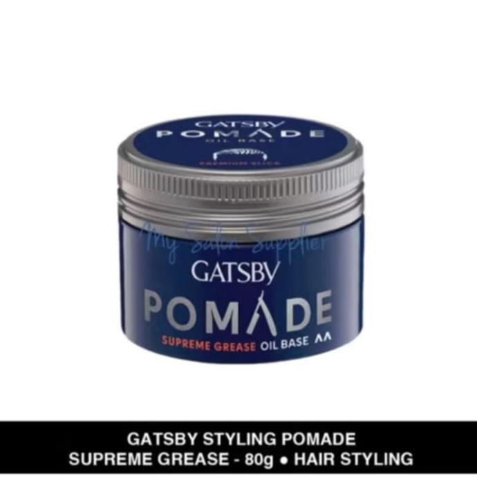 GATSBY SLICKED BACK STYLE STYLING POMADE SUPREME GREASE 80 GR Pomade