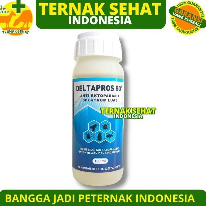 DELTAPROS 100ML VADCO - Obat Pembasmi Lalat & Larva Lalat Caplak Kutu Pinjal Pada Sapi Paling Ampuh 
