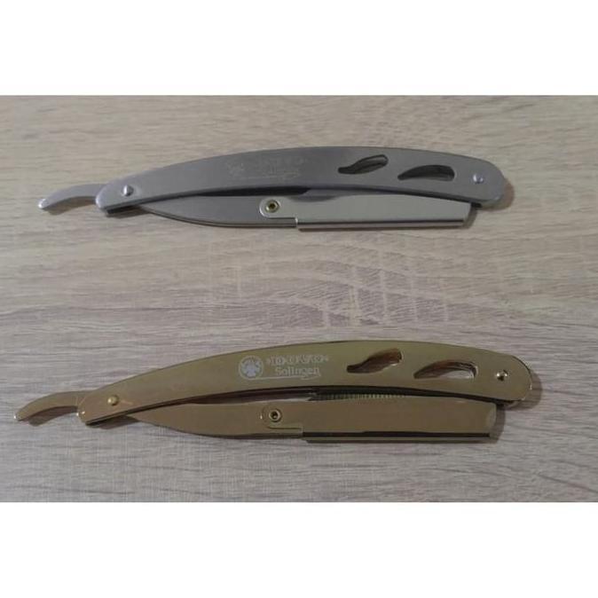 Razor Pisau Cukur Lipat Silet Isi Ulang Stainless DOVO Solingen