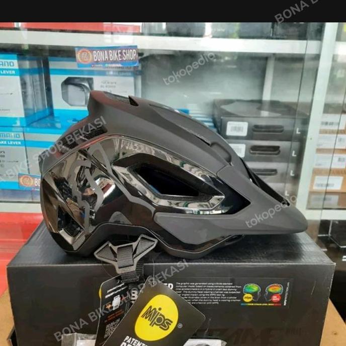 Helm Fox Speedframe Pro Mips Black - helmet