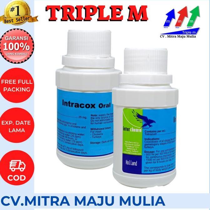 INTRACOX ORAL 100 ml - Obat Hewan Ternak
