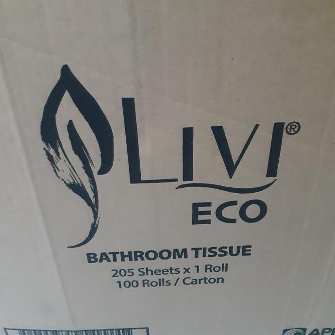 NEW TISSUE TISSU TISU LIVI ECO BATHROOM TOILET GULUNG ROLL 205S SMART DUE ORI