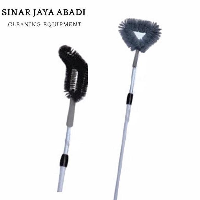 Tongkat Teleskopik 9 Meter + Ringed Dust Brush Plafon