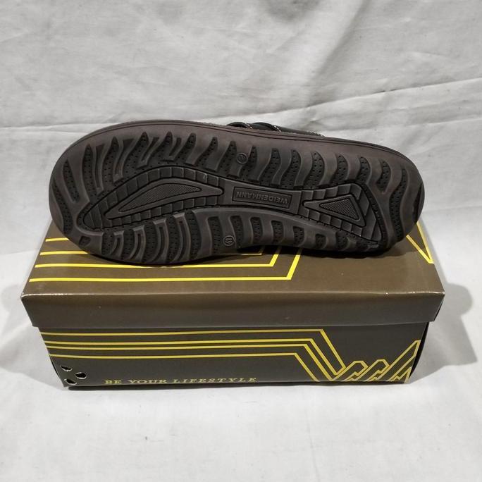 Sandal jepit kulit asli pria WEIDENMANN ORIGINAL JL 501 HITAM