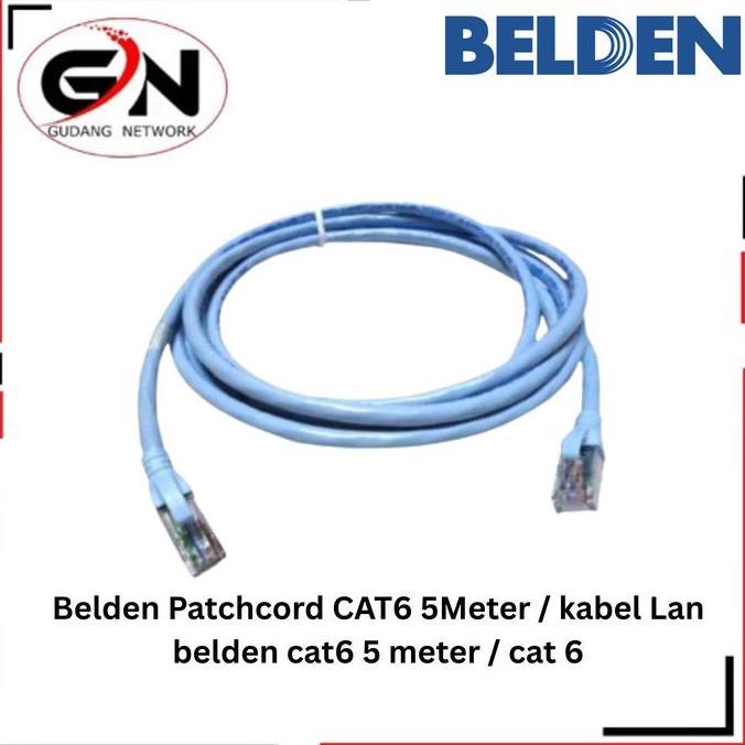 TERMURAH - Belden Patchcord CAT6 5Meter / kabel Lan belden cat6 5 meter / cat 6