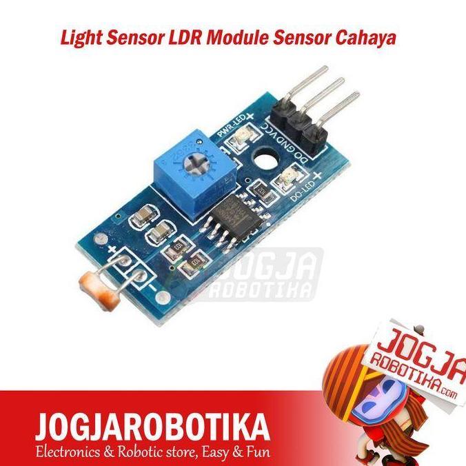 NARBU Light Sensor LDR Module Sensor Cahaya Modul Sensor Deteksi Cahaya LDR