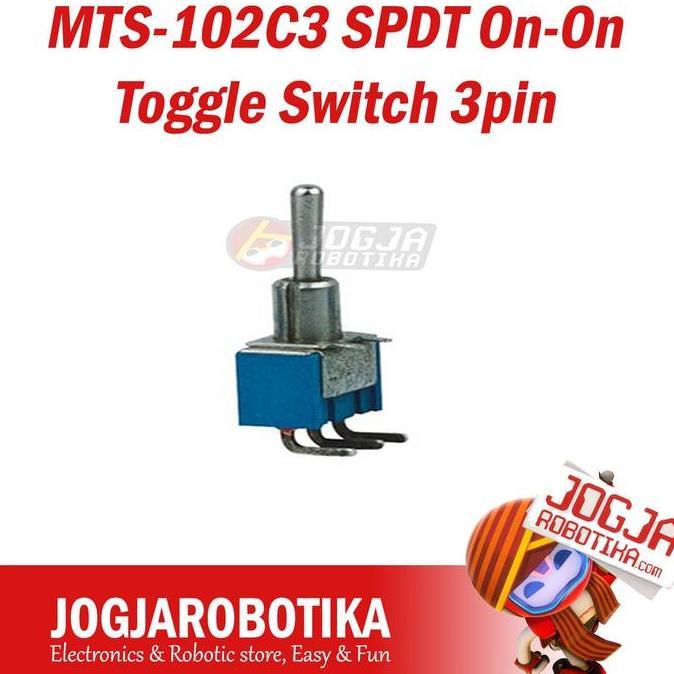 NARBU MTS-102C3 SPDT On-On Toggle Switch 3pin