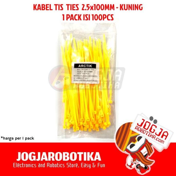 CORELA KABEL TIS CABLE TIES 2.5X100MM 1PACK 100PCS WARNA WARNI - PILIH WARNA