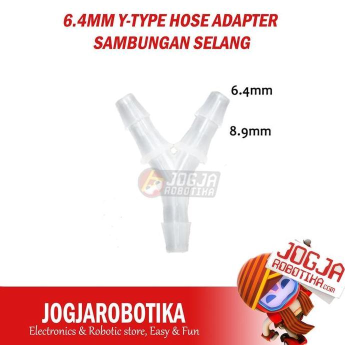 LEXSA1 6.4MM Y-TYPE HOSE ADAPTER SAMBUNGAN SELANG