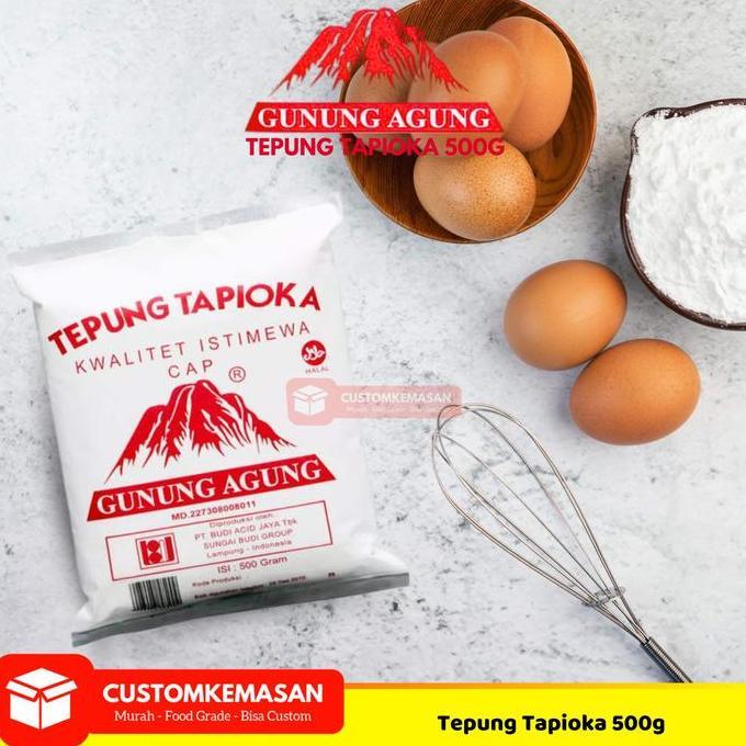 Ready Tepung Tapioka Cap Gunung Agung 500gr / Tepung Tapioka / Tepung