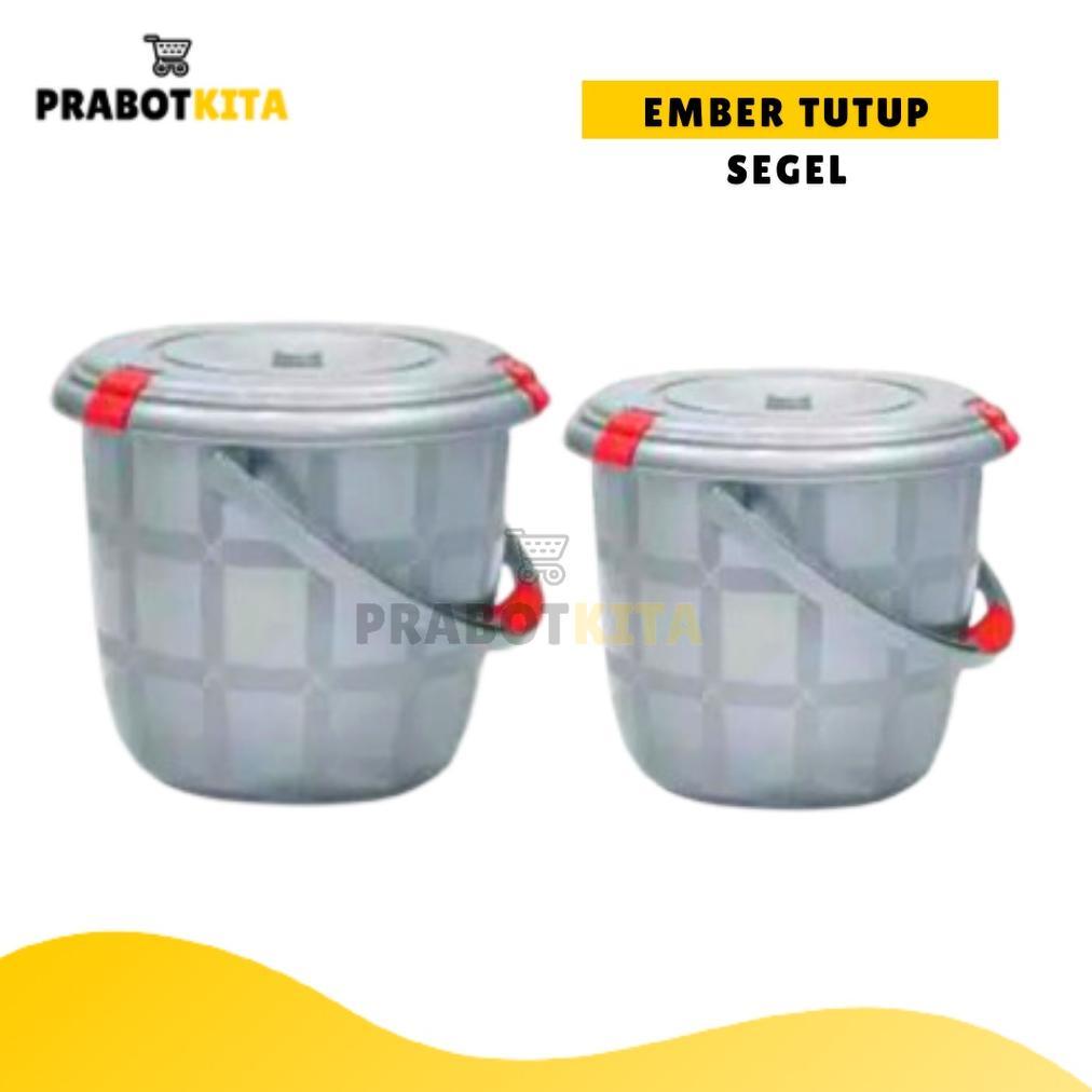Ember Tutup Segel / Lock n Lock Ember Plastik Ukuran Besar dan Sedang / Ember Cuci Baju