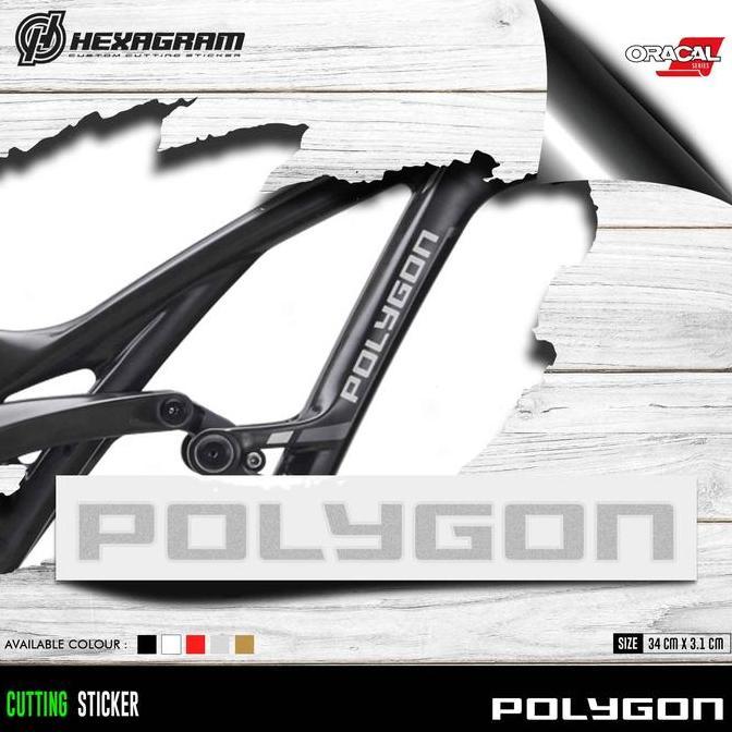 TERLARIS CUTTING STICKER SEPEDA POLYGON | STIKER CUTTING SEPEDA POLYGON