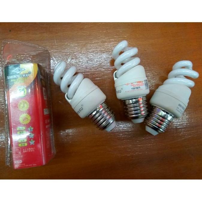 Lampu Tornado / mini Keong SHINYOKU warna BIRU 5watt E27