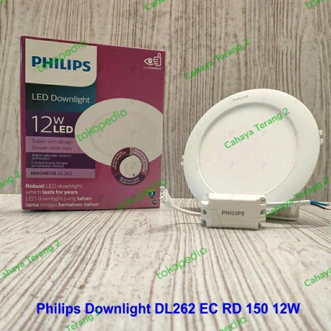 led panel philips DL262/lampu downlight panel led philips 4w 9w 12w Putih White