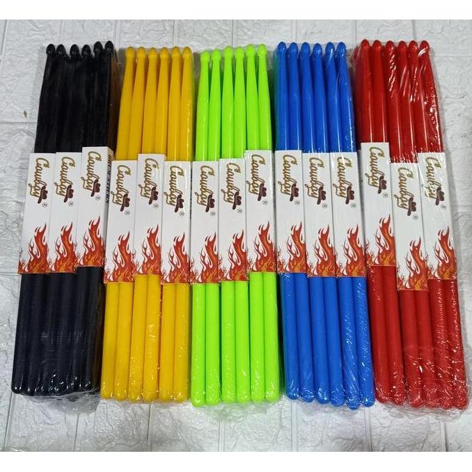 New Stik Drum / Stick Drum Plastik Cowboy Sepasang (Isi 2 Buah)
