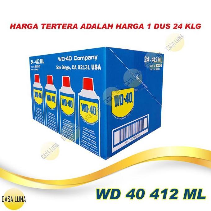 WD-40 / WD 40 / WD40 Lubricant Spray 412 ml DUS 24 BTL
