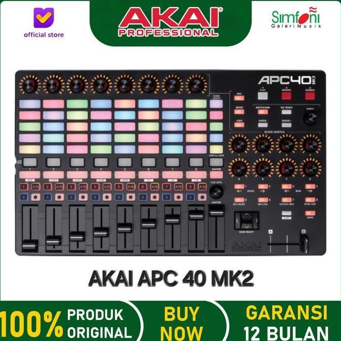 Akai APC 40 MKII Midi Controller for Ableton Live Mic