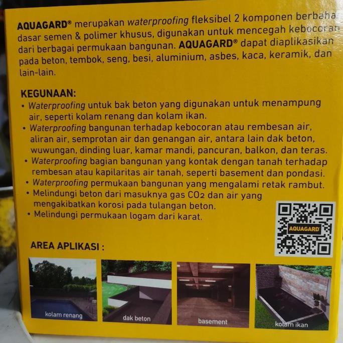 Cat Pelapis Anti-Bocor Aquagard by Aquaproof set 2.5 kg