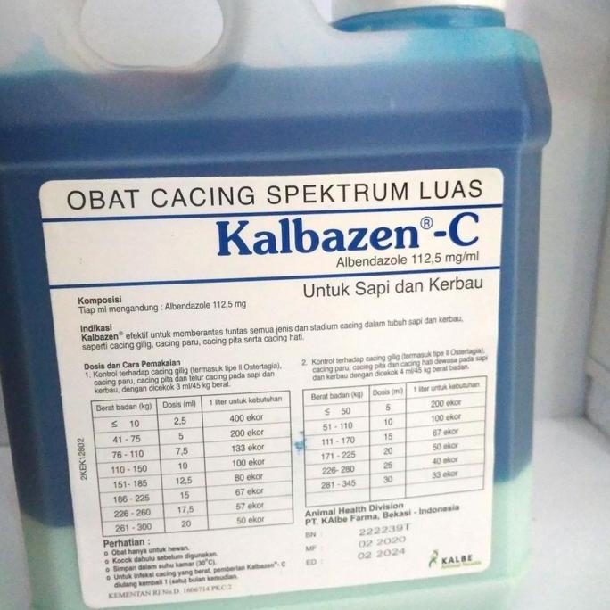 Kalbazen C obat cacing sapi