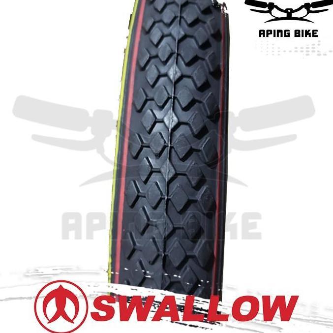 Ban Luar Sepeda Swallow 20 x 175 S-109 Les Kuning Merah 20 x 1.75 BMX