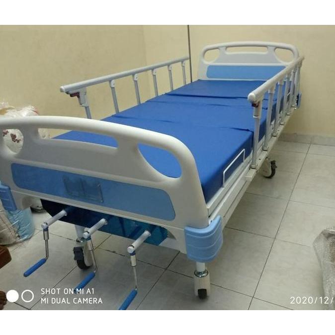 Tempat Tidur Rumah Sakit 3 Engkol | Bed Pasien Ranjang 3 Crank