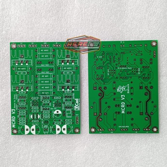 Promo Pcb Power Amplifier Mcrd V3 Bostrap Double Layer Fr4 Fiber