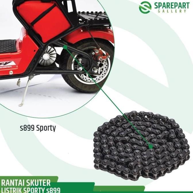 Rantai Skuter Listrik Sporty S899 Mr.Jackie