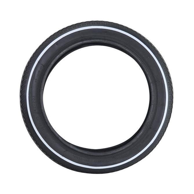 Gipsy G-PRO GS1008 Tire NO FOLDING 12 X 1.75 Ban Push Bike BLACK WHITE LINE
