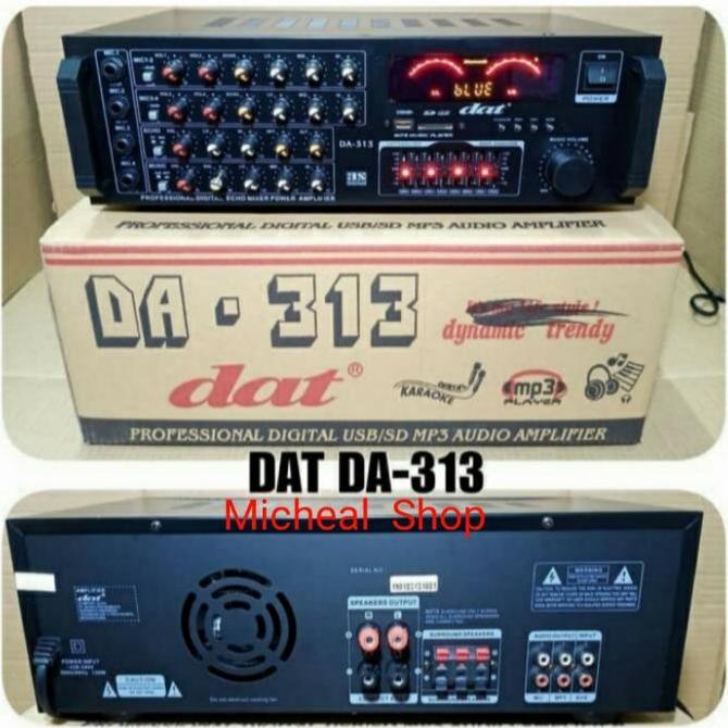 Diskon Amplifier Dat Da313 Bluetooth / Original Ampli Bluetooh Dat Da 313