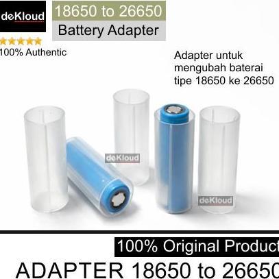 Baterai Adapter 18650 ke 26650 | batre adaptor to battery batere
